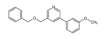 3-((benzyloxy)methyl)-5-(3-methoxyphenyl)pyridine_97000-23-2
