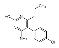 4-amino-5-(4-chloro-phenyl)-6-propyl-1H-pyrimidin-2-one_97000-72-1