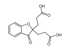 2,2-bis-(2-carboxy-ethyl)-benzofuran-3-one_97001-45-1