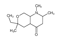 6-ethyl-1,2,6-trimethyl-hexahydro-pyrano[3,4-b]pyridin-4-one_97001-75-7
