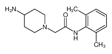 1-Piperidineacetamide, 4-amino-N-(2,6-dimethylphenyl)-_97003-66-2