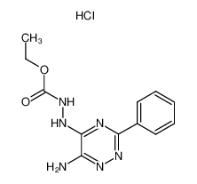 2-(6-Amino-3-phenyl-1,2,4-triazin-5-yl)-1-hydrazincarbonsaeure-ethylester Hydrochlorid_97004-30-3