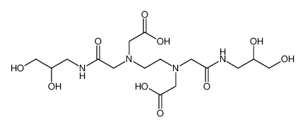 2,2'-(1,2,15,16-tetrahydroxy-5,12-dioxo-4,7,10,13-tetraazahexadecane-7,10-diyl)diacetic acid_97005-21-5