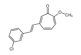 2-Methoxy-6-m-chlorstyryl-tropon_97005-71-5