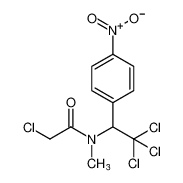 Acetamide, 2-chloro-N-methyl-N-[2,2,2-trichloro-1-(4-nitrophenyl)ethyl]-_97007-72-2