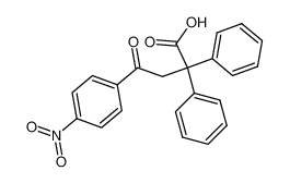 2,2-Diphenyl-3-(4-nitro-benzoyl)-propionsaeure_97015-75-3