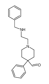 1-(2-benzylamino-ethyl)-4-phenyl-piperidine-4-carbaldehyde_97017-98-6