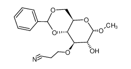 Methyl-4,6-O-benzyliden-3-O-(2-cyanethyl)-α-D-glucopyranosid_97018-45-6