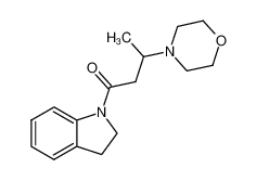 1-(3-morpholin-4-yl-butyryl)-2,3-dihydro-indole_97020-64-9