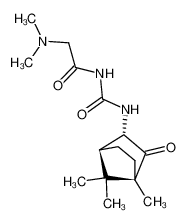 N-(N,N-dimethyl-glycyl)-N'-((1R)-2-oxo-epibornyl)-urea_97022-84-9