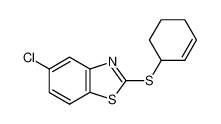 5-chloro-2-cyclohex-2-enylsulfanyl-benzothiazole_97026-82-9