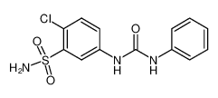 2-Chloro-5-(3-phenyl-ureido)-benzenesulfonamide_97027-02-6