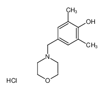 2,6-Dimethyl-4-morpholin-4-ylmethyl-phenol; hydrochloride_97032-13-8