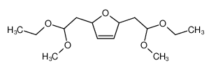 2,5-Bis-(2-methoxy-2-aethoxy-aethyl)-2,5-dihydro-furan_97032-49-0