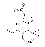 Acetamide, 2-chloro-N-ethyl-N-[2,2,2-trichloro-1-(5-nitro-2-furanyl)ethyl]-_97033-84-6