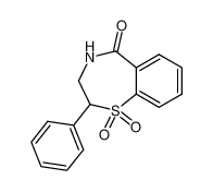 5,5-Dioxo-6-phenyl-5,6,7,8-tetrahydro-5λ6-thia-8-aza-benzocyclohepten-9-one_97038-02-3