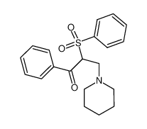 N-(2-benzoyl-2-phenylsulfonylethyl)piperidine_97039-09-3