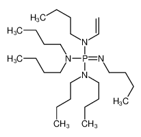 N-butyl-N-[[butyl(ethenyl)amino]-butylimino-(dibutylamino)-λ(sup)5(/sup)-phosphanyl]butan-1-amine_97040-72-7