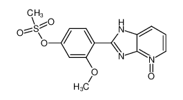 2-(2-Methoxy-4-methanesulfonyloxy-phenyl)imidazo[4,5-b]pyridin-4-oxide_97050-48-1