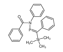 (N-Phenylbenzamido)(phenyl(trimethylsilyl)methylen)phosphan_97053-73-1