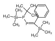 1-tert-Butyl-2-(phenyl(trimethylsilyl)methylen)-1-(trimethylsilyl)diphosphan_97053-96-8