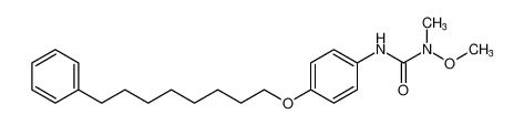 1-methoxy-1-methyl-3-(4-((8-phenyloctyl)oxy)phenyl)urea_97054-05-2