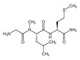 L-Methioninamide, glycyl-N-methyl-L-leucyl-_97054-09-6