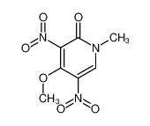 4-Methoxy-1-methyl-3,5-dinitro-2-pyridone_97055-51-1
