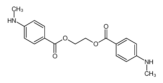 Ethylene glycol di(4-methylaminobenzoate)_97055-65-7