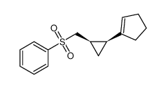 ((((1R,2S)-2-(cyclopent-1-en-1-yl)cyclopropyl)methyl)sulfonyl)benzene_97060-99-6
