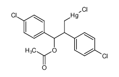 1,2-di(p-chlorophenyl)-1-acetoxy-3-(chloromercurio)propane_97065-75-3