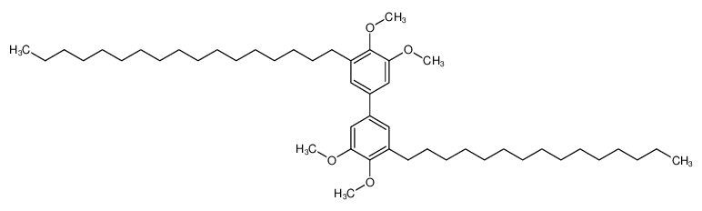 3,4,3',4',-tetramethoxy-5-pentadecyl-5'-heptadecylbiphenyl_97072-75-8