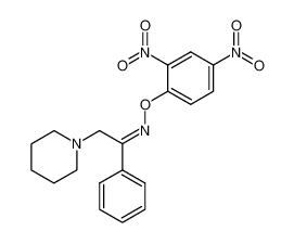 syn-α-Piperidino-acetophenon-oxim-(2,4-dinitro-phenylaether)_97078-97-2