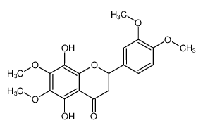 5,8-Dihydroxy-6,7,3',4'-tetramethoxy-flavanon_97081-09-9