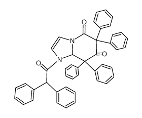 1-diphenylacetyl-6,6,8,8-tetraphenyl-8,8a-dihydro-1H-imidazo[1,2-a]pyridine-5,7-dione_97085-69-3