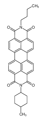2-butyl-9-(4-methylcyclohexyl)anthra[2,1,9-def:6,5,10-d'e'f']diisoquinoline-1,3,8,10(2H,9H)-tetraone_97098-16-3