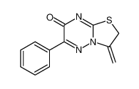 3-Methylene-6-phenyl-2,3-dihydro-thiazolo[3,2-b][1,2,4]triazin-7-one_97099-97-3