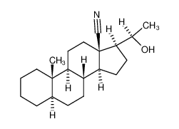 20β-Hydroxy-5α-pregnan-18-saeure-nitril_971-96-0
