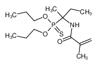 (1-Methyl-1-methacryloylamino-propyl)-thiophosphonsaeure-dipropylester_97103-53-2