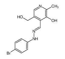 Pyridoxal-(4-brom-phenylhydrazon)_97104-00-2