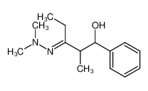 3-(Dimethyl-hydrazono)-2-methyl-1-phenyl-pentan-1-ol_97112-29-3