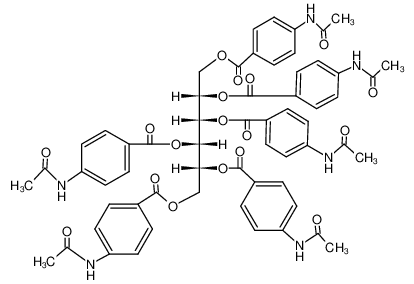Sorbit-hexa-(4-acetamino-benzoat)_97116-72-8