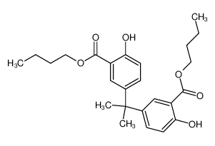 dibutyl 5,5'-(propane-2,2-diyl)bis(2-hydroxybenzoate)_97117-41-4