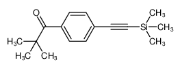 1-Propanone, 2,2-dimethyl-1-[4-[(trimethylsilyl)ethynyl]phenyl]-_97120-55-3