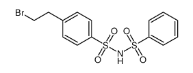 Benzenesulfonamide, 4-(2-bromoethyl)-N-(phenylsulfonyl)-_97130-74-0