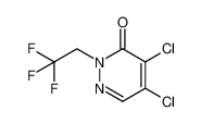 3(2H)-Pyridazinone, 4,5-dichloro-2-(2,2,2-trifluoroethyl)-_97137-16-1