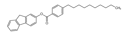 Benzoic acid, 4-decyl-, 9H-fluoren-2-yl ester_97140-06-2