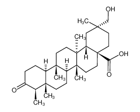 29-hydroxy-3-oxo-D:A-friedooleanan-28-ioic acid_97141-63-4