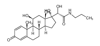 (20S)-21-(n-propylamino)-11β,17,20-trihydroxy-3,21-dioxo-1,4-pregnadiene_97142-21-7