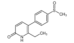 6-ethyl-5-(4-(methylsulfinyl)phenyl)pyridin-2(1H)-one_97143-04-9
